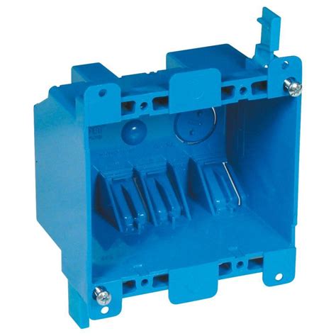 electrical box plastic two gang|shallow 2 gang outlet box.